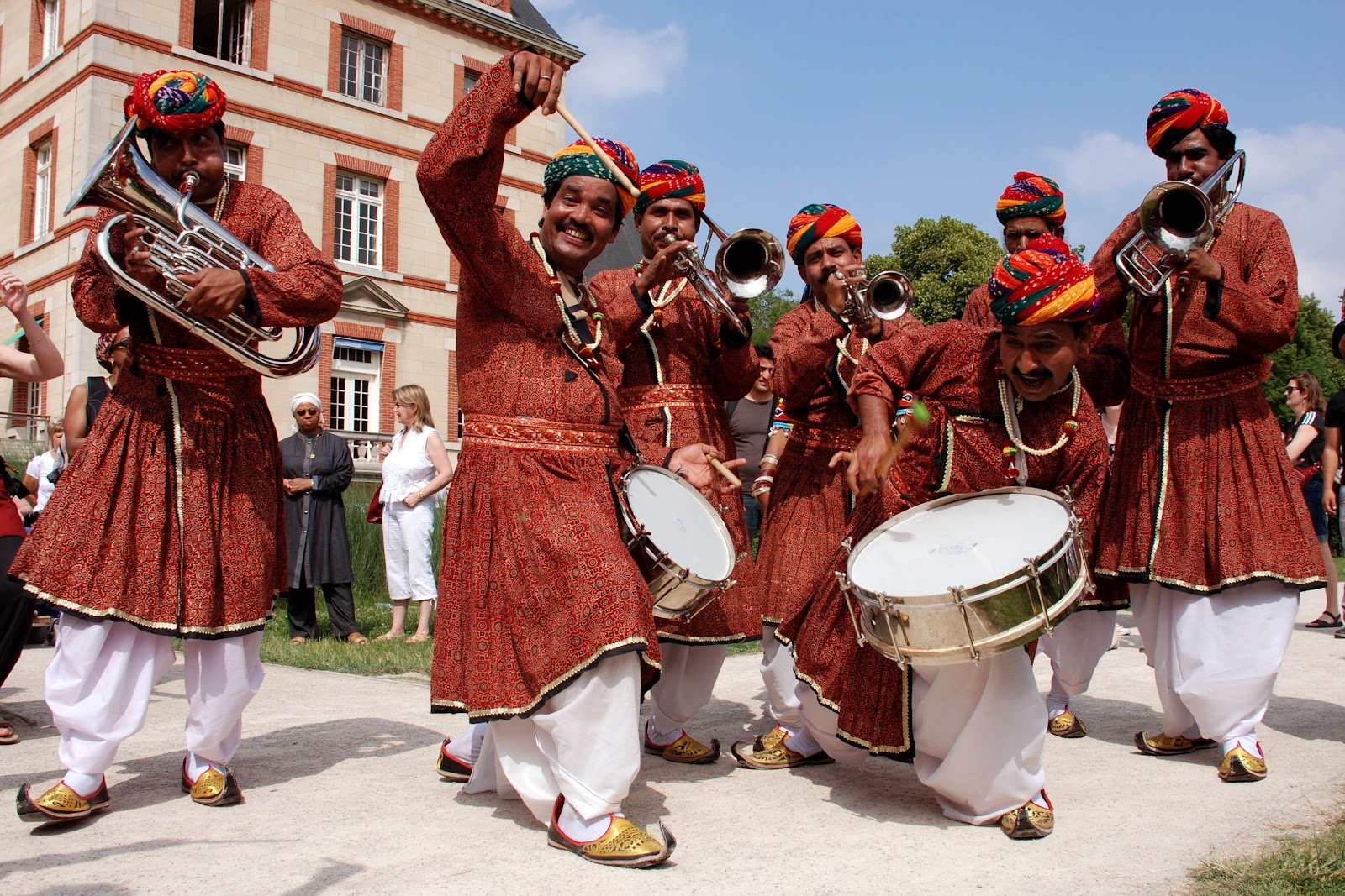 Dhol and brass band