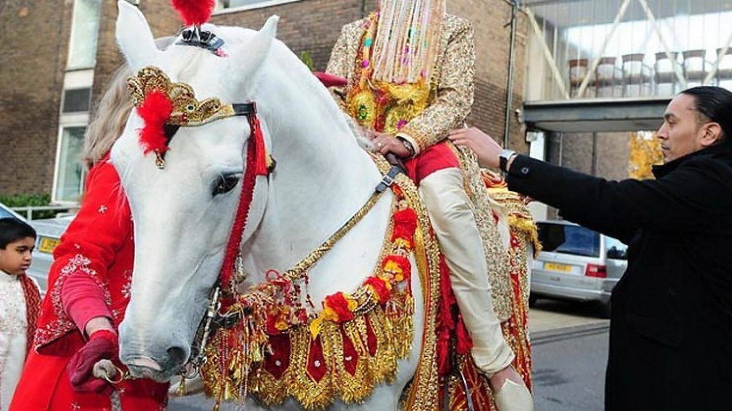 Decorated ghodi